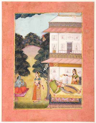 Radha sehnt sich, 1685 von Ruknudin of Bikaner